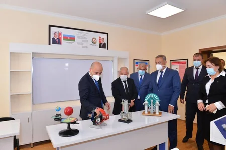 Heydər Əliyev Fondunun inşa etdiyi məktəblərin açılışı olub