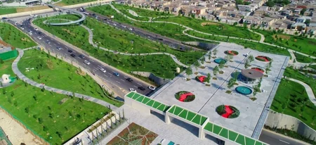 President Ilham Aliyev attends opening of garden outside Tazapir mosque and Central Park built along Fuzuli street