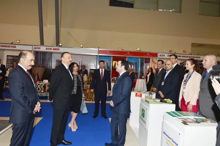 ​Prezident İlham Əliyev “AITF-2015” XIV Azərbaycan beynəlxalq turizm və səyahətlər sərgisi ilə tanış olub