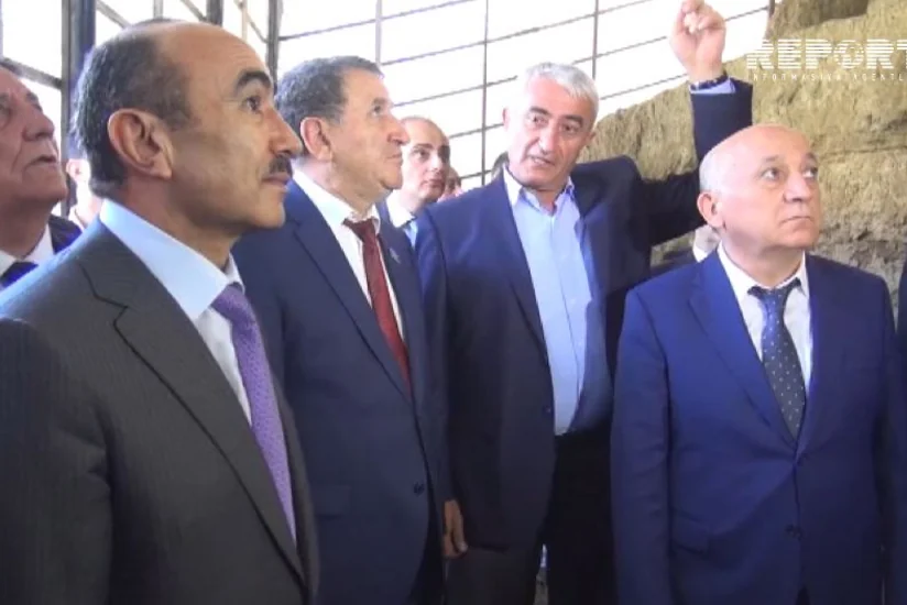 Возглавляемая Али Гасановым специальная комиссия осмотрела Мемориальный комплекс геноцида в Губе - ВИДЕО