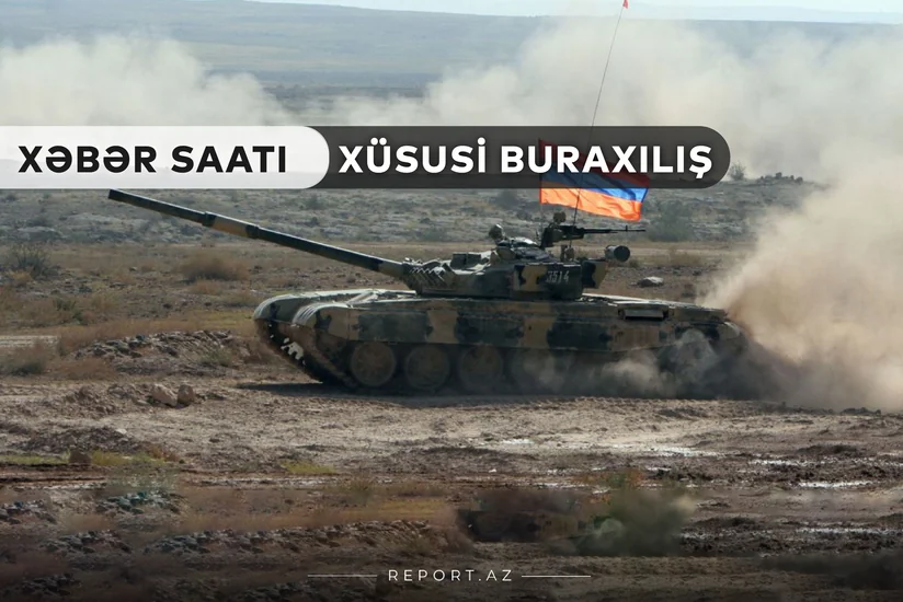 “Xəbər Saatı”: Düşmən öz tanklarını vurur