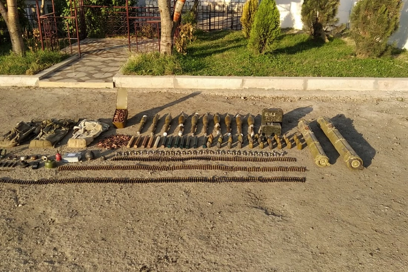 Şuşada döyüş sursatları aşkarlandı