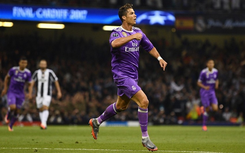 Ronaldu UEFA Çempionlar Liqasının 3 final oyununda qol vurmuş ilk oyunçu olub