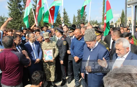 Antiterror tədbirlərində şəhid olan əsgər Biləsuvardan dəfn olunub - YENİLƏNİB