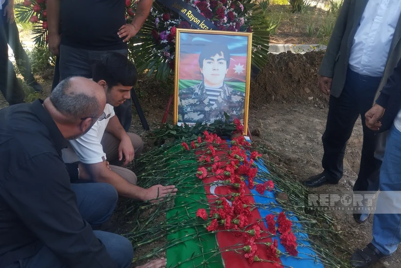Şabranda Birinci Qarabağ müharibəsinin şəhidi Rahib Mirzəyev dəfn edilib - YENİLƏNİB