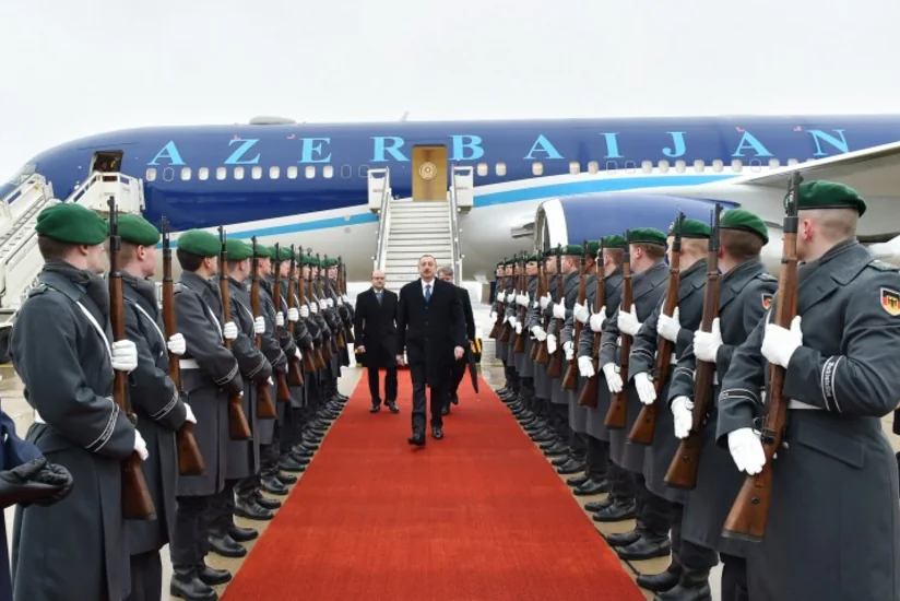 ​Prezident İlham Əliyev Almaniyaya işgüzar səfərə gedib