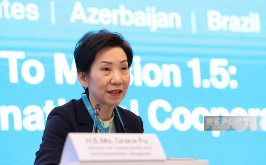 Sinqapurlu nazir iqlim böhranı ilə mübarizədə qəti tədbirlərə çağırış edib