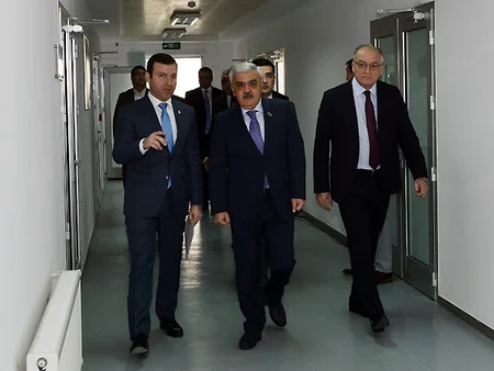 AFFA-nın prezidenti Bayıl Məşq Mərkəzinin açılışında iştirak edib