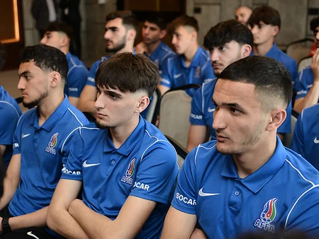 AFFA rəhbərliyi U-21 millisinin düşərgəsini ziyarət edib