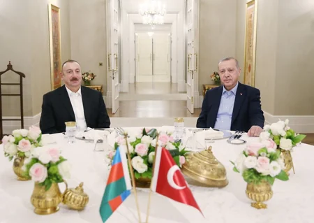 Prezident İlham Əliyev və Rəcəb Tayyib Ərdoğan birgə şam ediblər