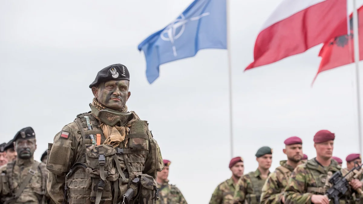 Tracked vehicle runs over two soldiers during NATO exercise in Poland
