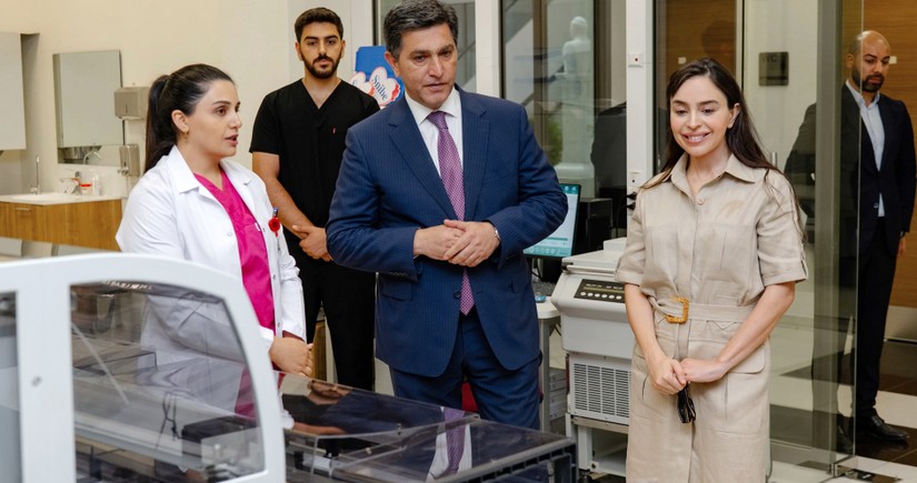 Heydər Əliyev Fondunun vitse-prezidenti Leyla Əliyeva “Məlhəm Hospital”ı ziyarət edib