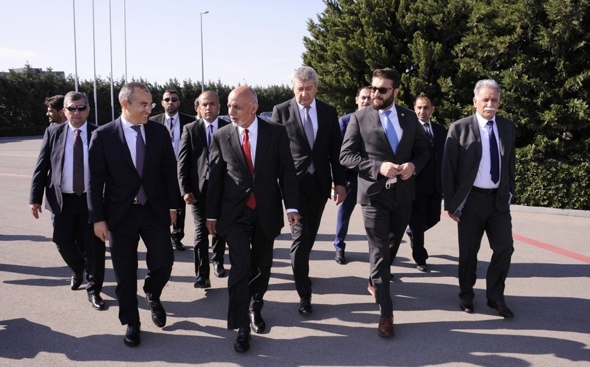 Əfqanıstan Prezidentinin Azərbaycana səfəri başa çatıb