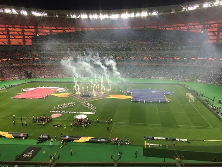 UEFA Avropa Liqası finalının açılış mərasimi olub - FOTO