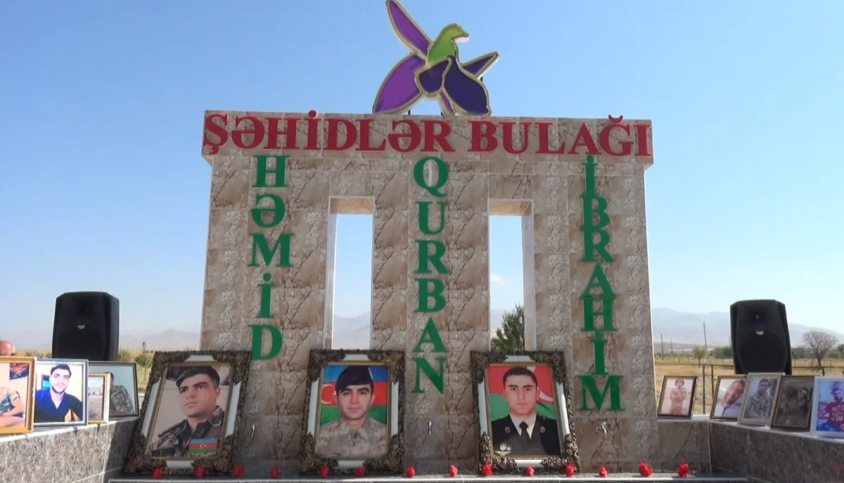 Kəngərlidə şəhidlərin xatirəsinə bulaq-abidə ucaldılıb