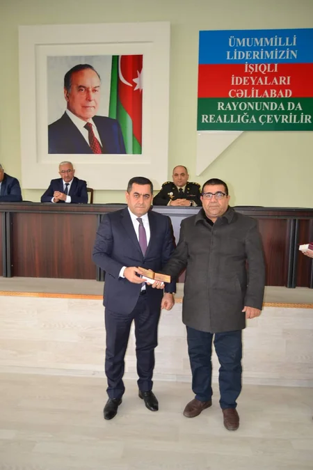 Cəlilabadda şəhid ailələrinə orden və medallar təqdim edilib