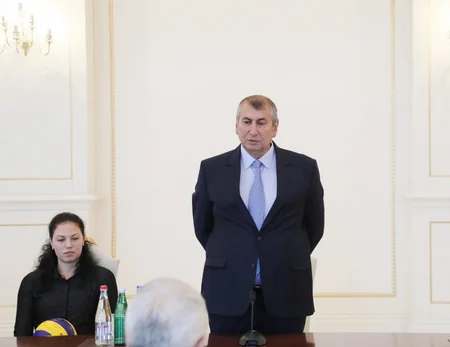 Prezident İlham Əliyev qadın voleybolçulardan ibarət Azərbaycan milli komandasının heyətini qəbul edib - ƏLAVƏ OLUNUB