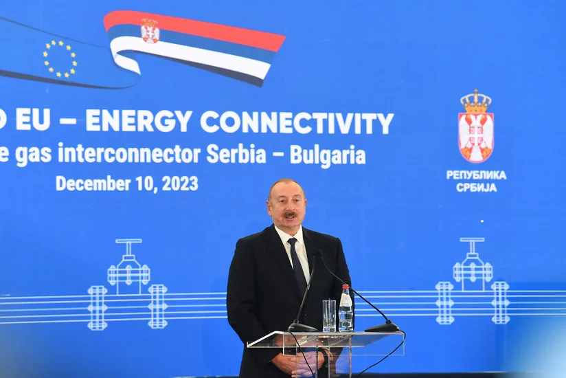 Dövlət başçısı: “Tərəfimizdən irəli sürülmüş və icra edilmiş layihələr Avrasiyanın enerji xəritəsini böyük dərəcədə yenidən tərtib edib”