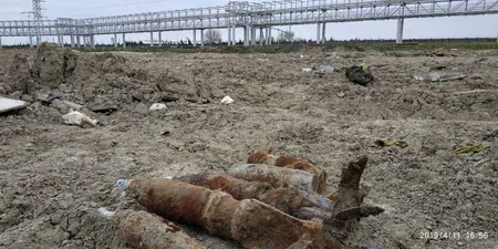 Sumqayıtda 6 top mərmisi tapılıb