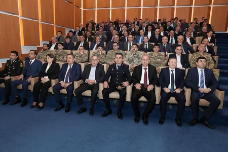 Şəkidə Ümummilli Liderin 100 illik yubileyinə həsr olunan tədbir keçirilib