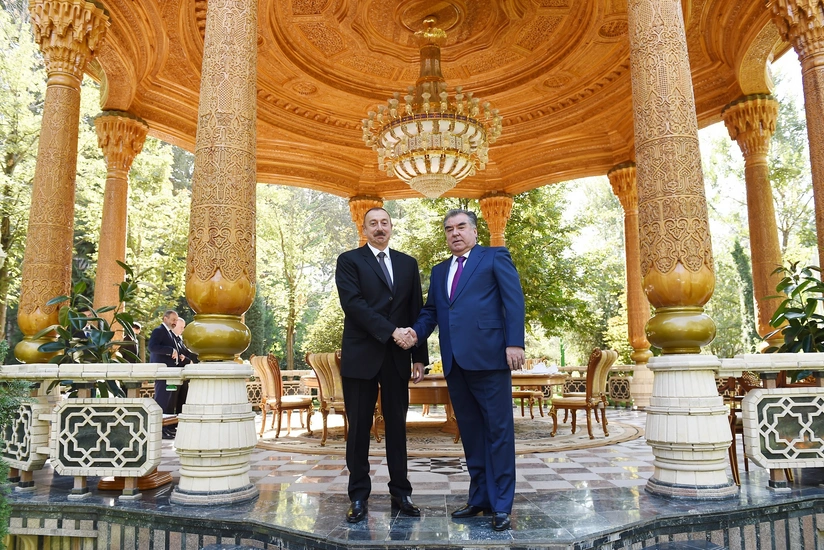 President Ilham Aliyev attends CIS Heads of State Council's session in limited format in Dushanbe