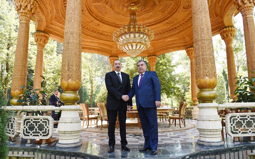 President Ilham Aliyev attends CIS Heads of State Council's session in limited format in Dushanbe