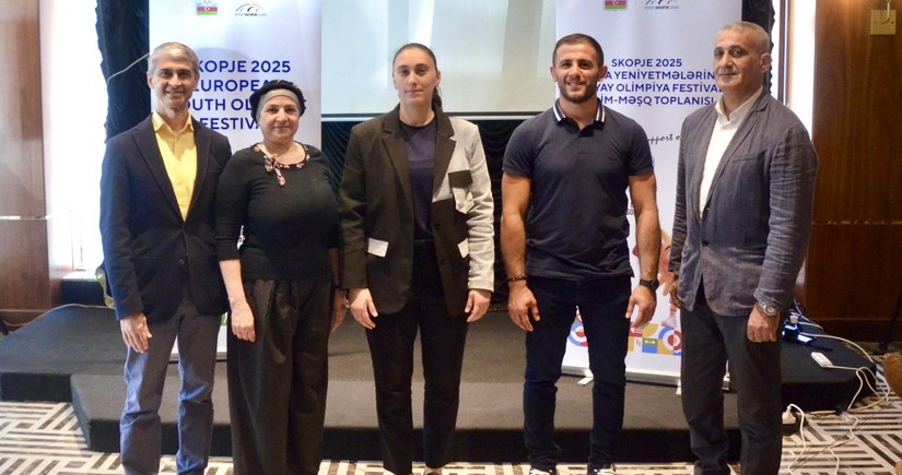 Skopye 2025 Avropa Gənclər Yay Olimpiya Festivalına hazırlıq məqsədilə maarifləndirici seminar təşkil edilib