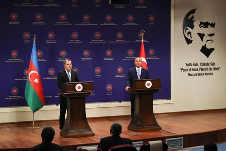 Azərbaycan və Türkiyə XİN başçılarının görüşü keçirilib