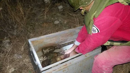 Gəncədə ev və həyətyanı sahədə 74 ədəd partlamamış hərbi sursat aşkarlanıb - FOTO