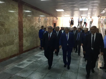 Hüseyn Cavid prospektində yeni piyada keçidi istifadəyə verilib