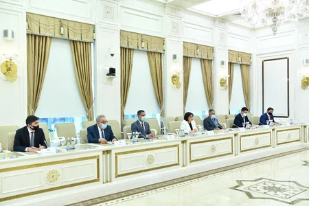 Sahibə Qafarova Fransa Milli Assambleyasının nümayəndə heyəti ilə görüşüb