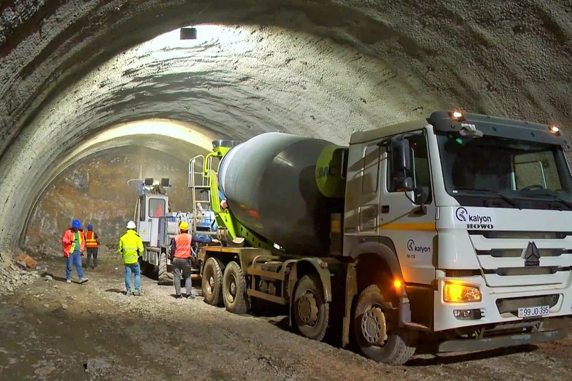 Horadiz-Cəbrayıl-Zəngilan-Ağbənd avtomobil yolunda tunellərin inşasına başlanılıb