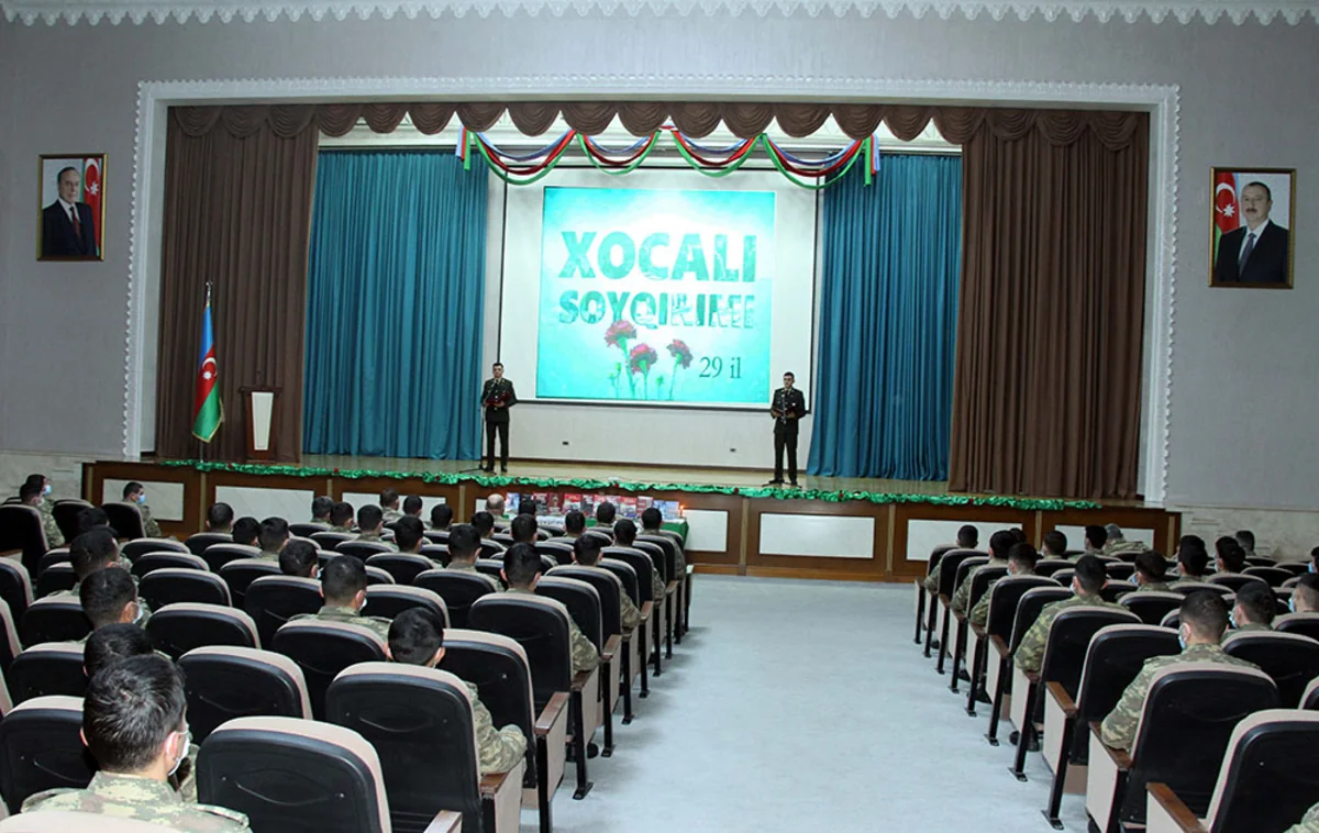 Azerbaijan Army holds events on 29th anniversary of Khojaly genocide