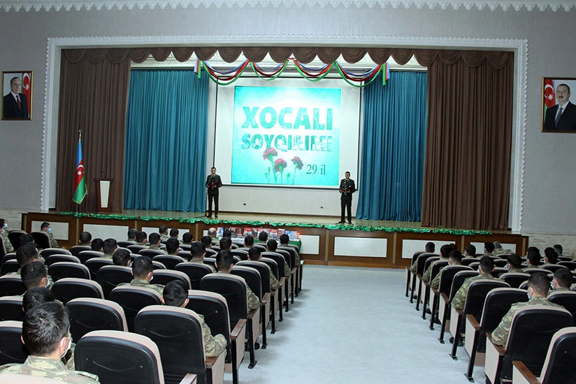 Azerbaijan Army holds events on 29th anniversary of Khojaly genocide