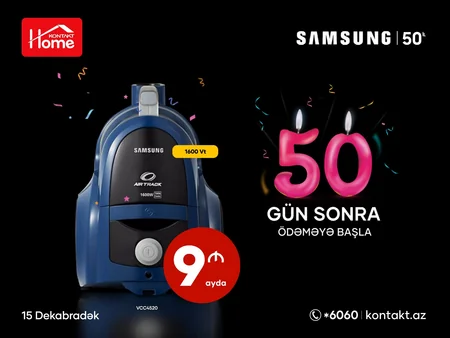 Samsung 50 illik yubileyini Kontakt Homeda qeyd edir