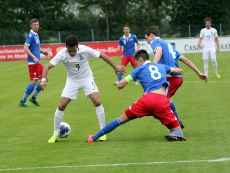 Azerbaijan's U-21 football team loses to Liechtenstein - VIDEO