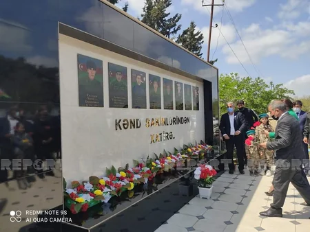 Biləsuvarda Şəhidlərin Xatirə Kompleksi açılıb