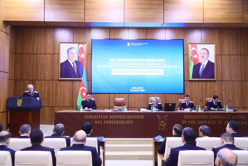 Bakı Şəhər Prokurorluğunun 2024-cü il üzrə görülən işlərin yekunu ilə bağlı əməliyyat müşavirəsi keçirilib