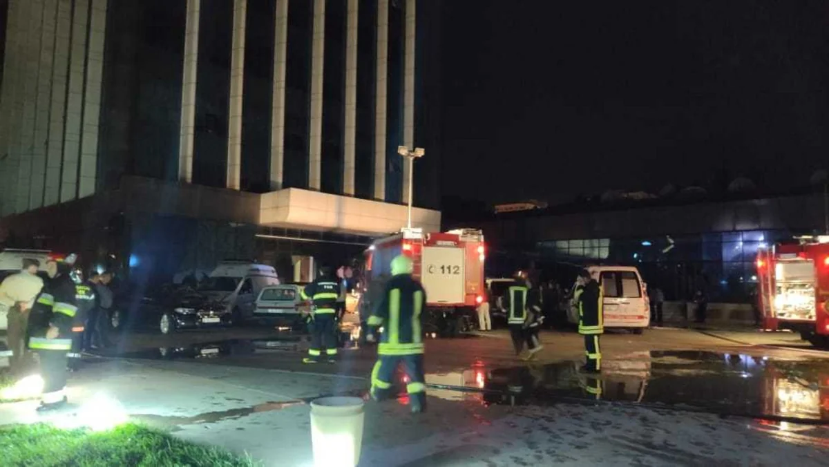 “İTV”də baş verən yanğının ilkin səbəbi açıqlanıb