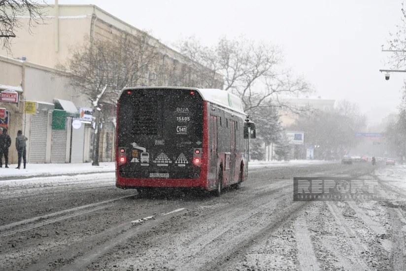 Bakıya sabah da qar yağacaq, şaxta olacaq, yollar buz bağlayacaq