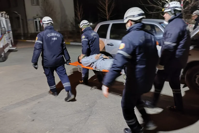 В Сумгайытском региональном центре МЧС прошли учения на тему спасения пострадавших в ДТП