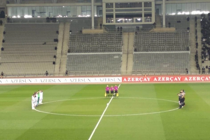 Qarabağ - Neftçi oyunu bir dəqiqəlik sükutla başlayıb