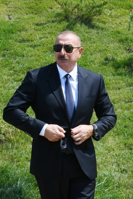 President, First Lady attend opening of new park in Baku