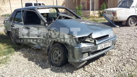 Ağcabədidə yol qəzası baş verib, 1 nəfər ölüb, 1 nəfər yaralanıb - FOTO