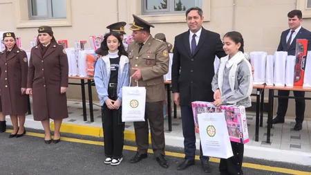 FHN işçiləri şəhid övladları üçün “açıq qapı günü” keçirib