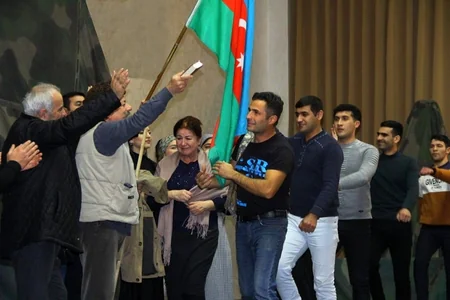 Qarabağ müharibəsi veteranına “Hərbi xidmətlərə görə” medalı təqdim olunub