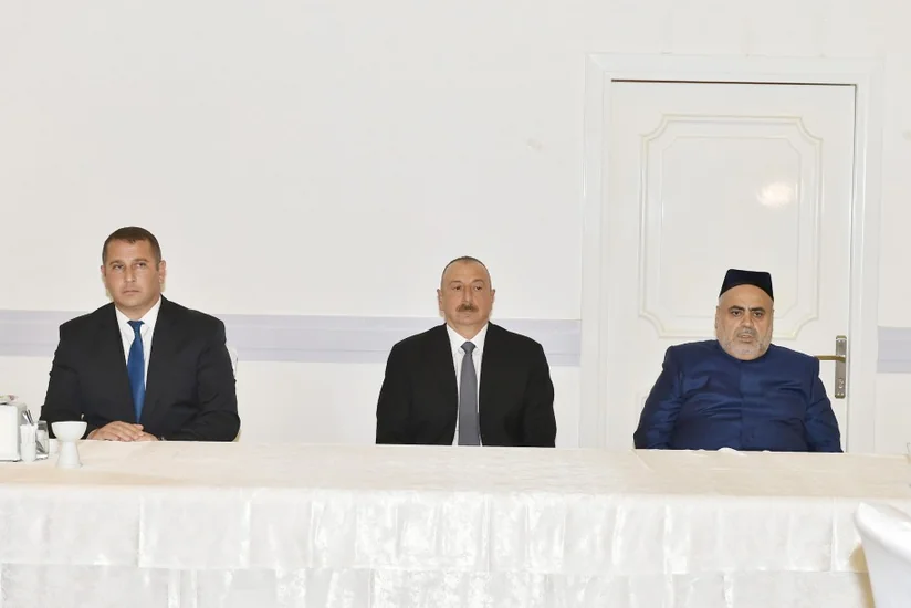 Prezident İlham Əliyev akademik Rəfiqə Əliyevanın qırx mərasimində iştirak edib