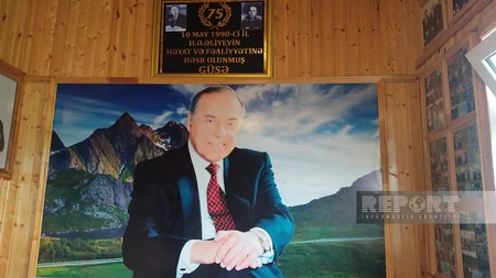 Zaqatala sakini evinin həyətində Heydər Əliyev Muzeyi yaradıb