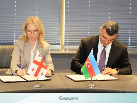 Azərbaycan Mərkəzi Bankı Gürcüstan Milli Bankı ilə Anlaşma Memorandumu imzalayıb