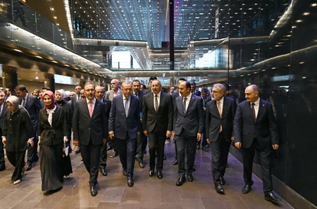 Dinner hosted in honor of officials participating in opening ceremony of 5th Islamic Solidarity Games